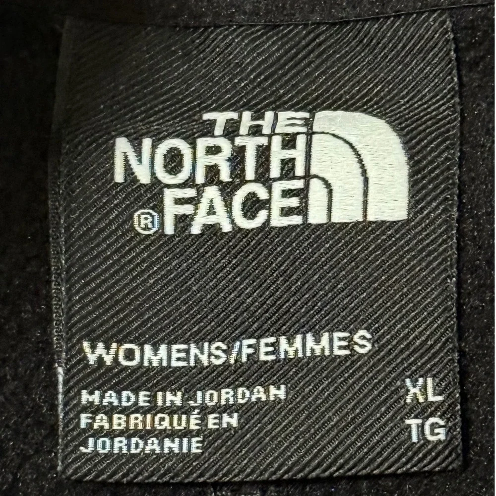 The North Face Womens‎ Pullover Black Half Zip Thumb Hole XL Top